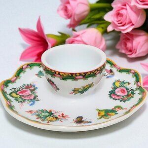 NEW Williams Sonoma Famille Rose Egg Cup